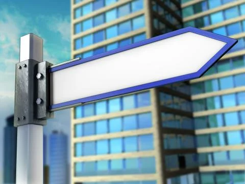 Signpost Stockillustratie