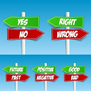 Signposts Stock Illustration