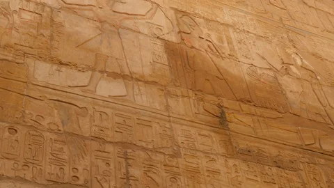Signs of The Ancient Egyptians Stock Footage 129234048