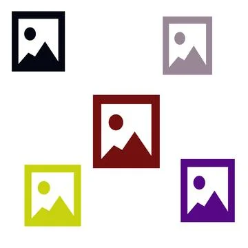 The signs of an image - illustration Stock Illustration