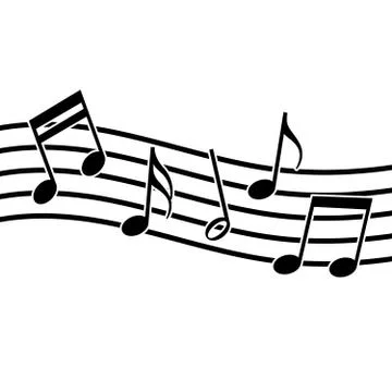 Signs of a musical notation Stock Illustration
