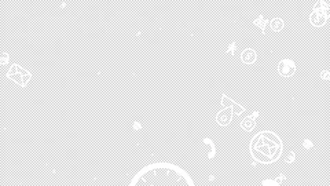 Signs randomly appear in space. A general concept on the theme of the interne Video stock 225481128