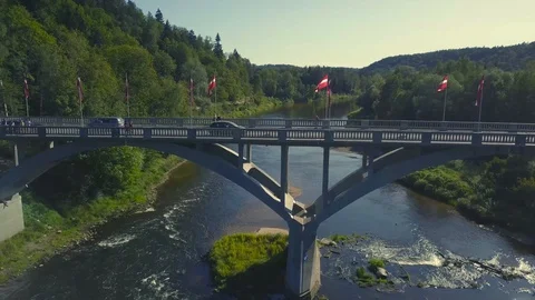 Sigulda most2 Stock Footage 115110578