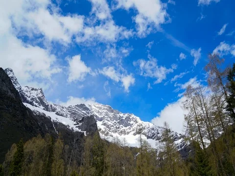 Siguniang mountain nature view Stock Footage 77381477