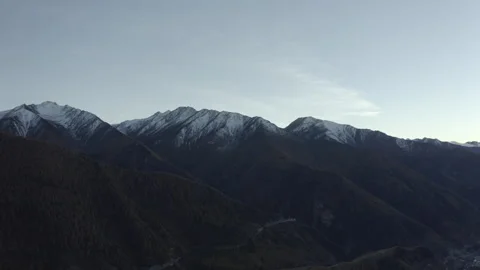 Siguniang town at duskmxf Stock Footage 256798059