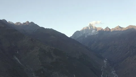 Siguniangshan peak Stock Footage 256798931