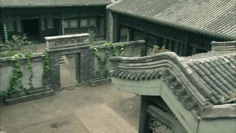 Siheyuan interior Stock Footage 235280135