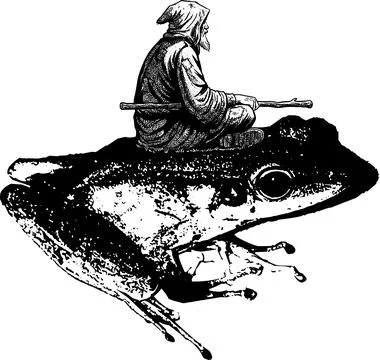 Sihir katak Stock-Illustration