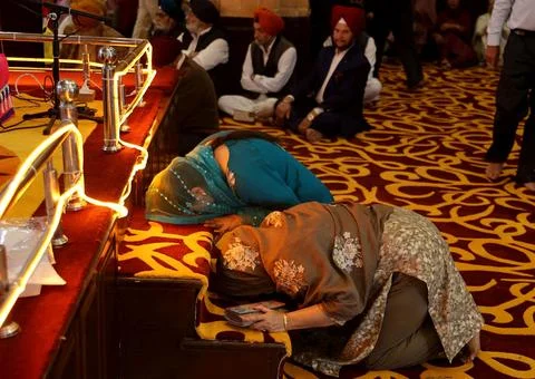 Sikh devotees mark Baisakhi with prayers in Srinagar, India - 14 Apr 2026 Stock Photos