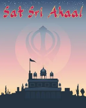 Sikh greeting Stock Illustration