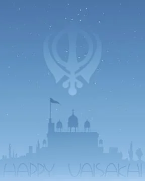 Sikh greetings Illustrazione stock