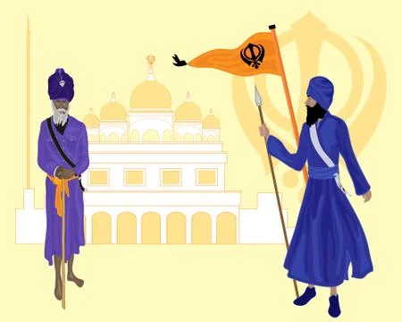 Sikh heritage Illustrazione stock