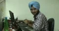 Sikh Office Worker 1 HD Footage