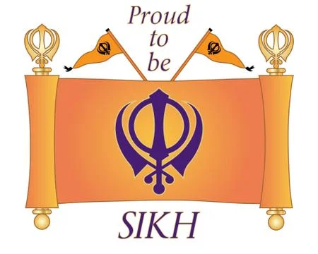 Sikh scroll Stock Illustration