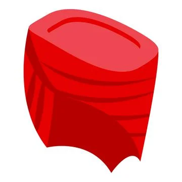 Sikh turban icon isometric vector. Arab hat Stock Illustration