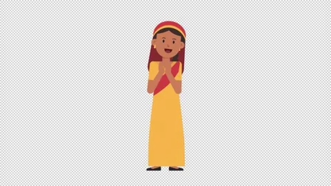 Sikh Woman Clapping Stock Footage 205050007