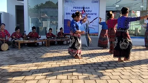 Sikka traditional dance Vídeos de archivo 297076563