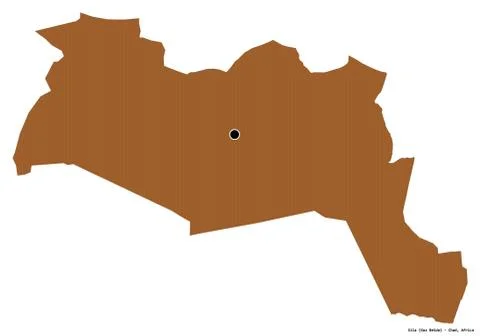 Sila, region of Chad, on white. Pattern イラスト素材