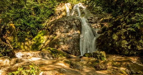 Silan waterfall - Italy Stock Footage 112141386
