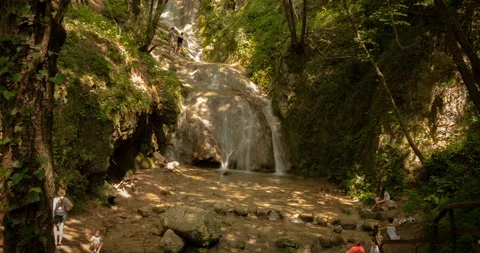 Silan waterfall - Italy Stock Footage 112142457