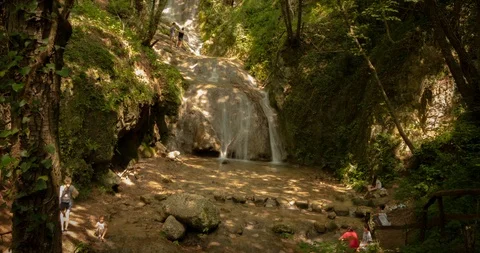 Silan waterfall - Italy Stock Footage 112142472