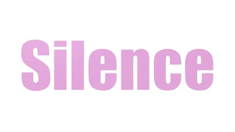 Silence Animated Colorful Wordcloud Isolated On White Vídeos de archivo 107244701
