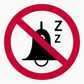 Silence icon. Noise ban. Keep quiet. Quiet. Noise is prohibited. Do not make  Stock-Illustration