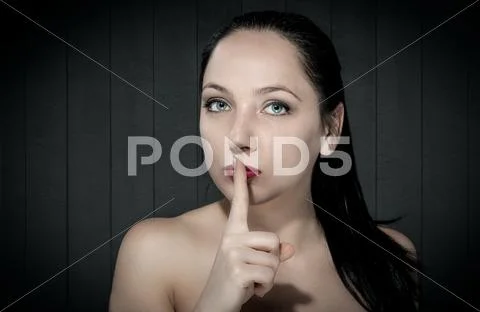 Silence please Stock Photos
