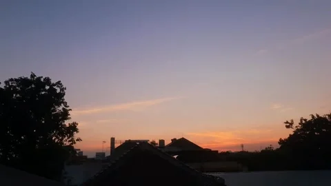 Silence of Sunset Video stock 337037202