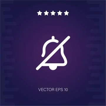 Silence vector icon Stock Illustration