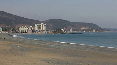 The silent beach Stock Footage 35801811