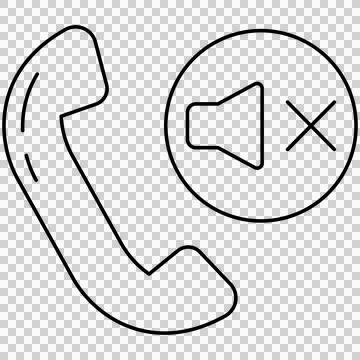 Silent call Stock Illustration