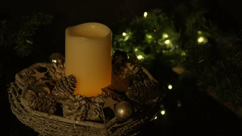 Silent candle Stock Footage 104516209