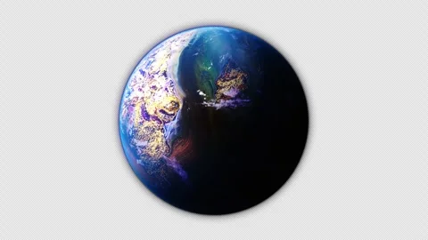 Silent Deep Blue Planet Stock Footage 321599389