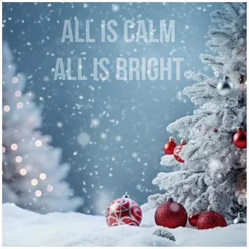 Silent night Graphic Stock Illustration