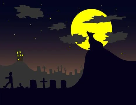 Silent Night Stock Illustration