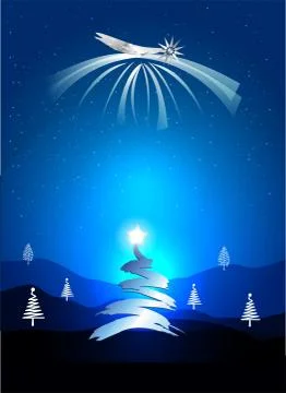 Silent night Stock Illustration