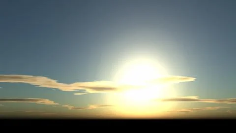 Silent pond sky only イラスト素材