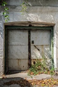 The Silent Rusted Gateway Stock Photos