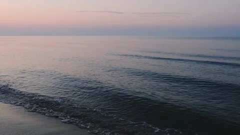 Silent Sea at Sunset Background 스톡 동영상 135029321