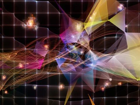 Silent Virtual World Stockillustratie