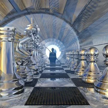 A silent watcher Stock Illustration