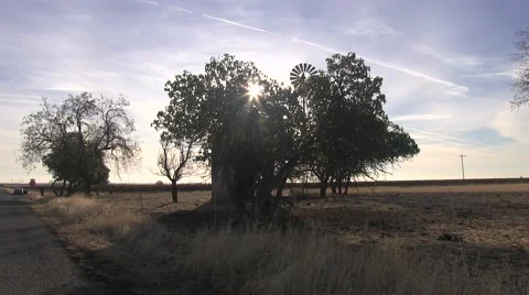 Silent windmill Video stock 43330934