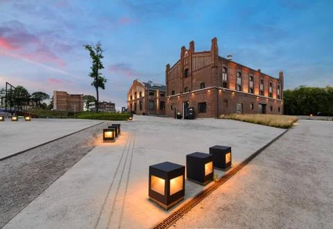 Silesian Museum complex in Katowice. Stock Photos