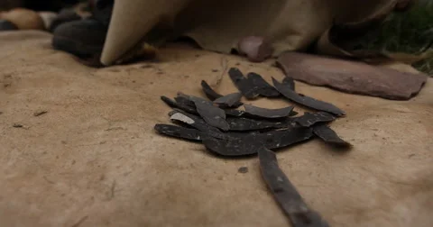 Silex cut sheets 스톡 동영상 61269288