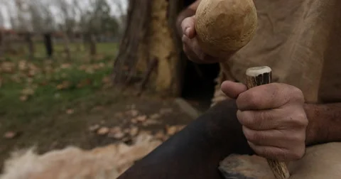 Silex cutting into sheets Video stock 61268628