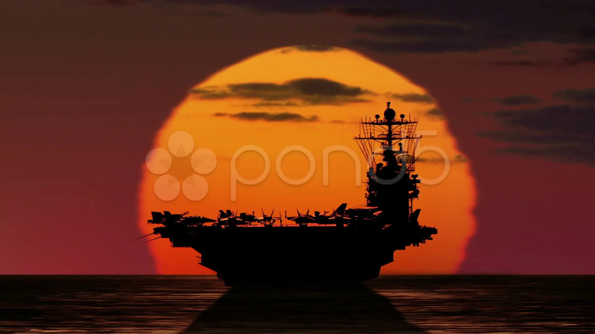 aircraft carrier silhouette