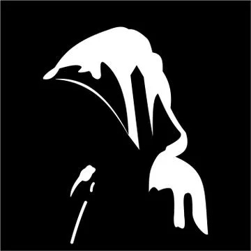 Silhouette of anonymous Stock Illustration