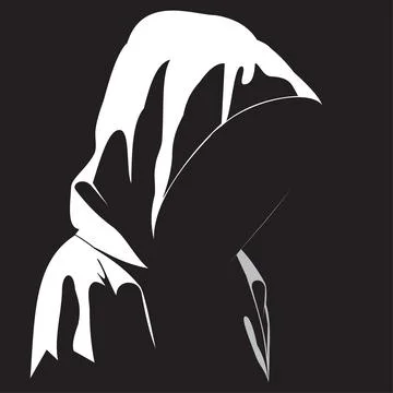 Silhouette of anonymous Stock Illustration