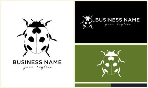 Silhouette beetle insect ant template Illustration